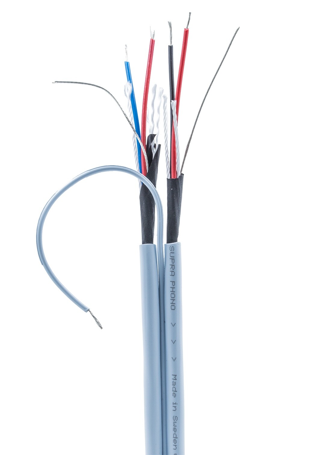 Detailed view of the SUPRA Phono 2RCA‑SC connectors